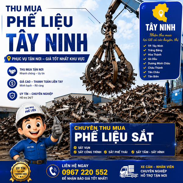 thu mua phế liệu tây ninh