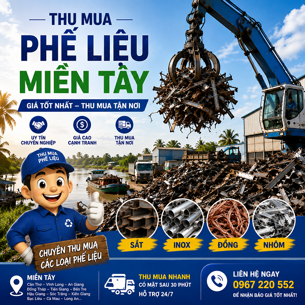 thu mua phế liệu miền tây